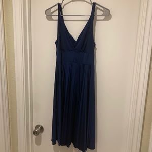 Mai Tai Teal Blue Green V-neck Sleeveless Dress